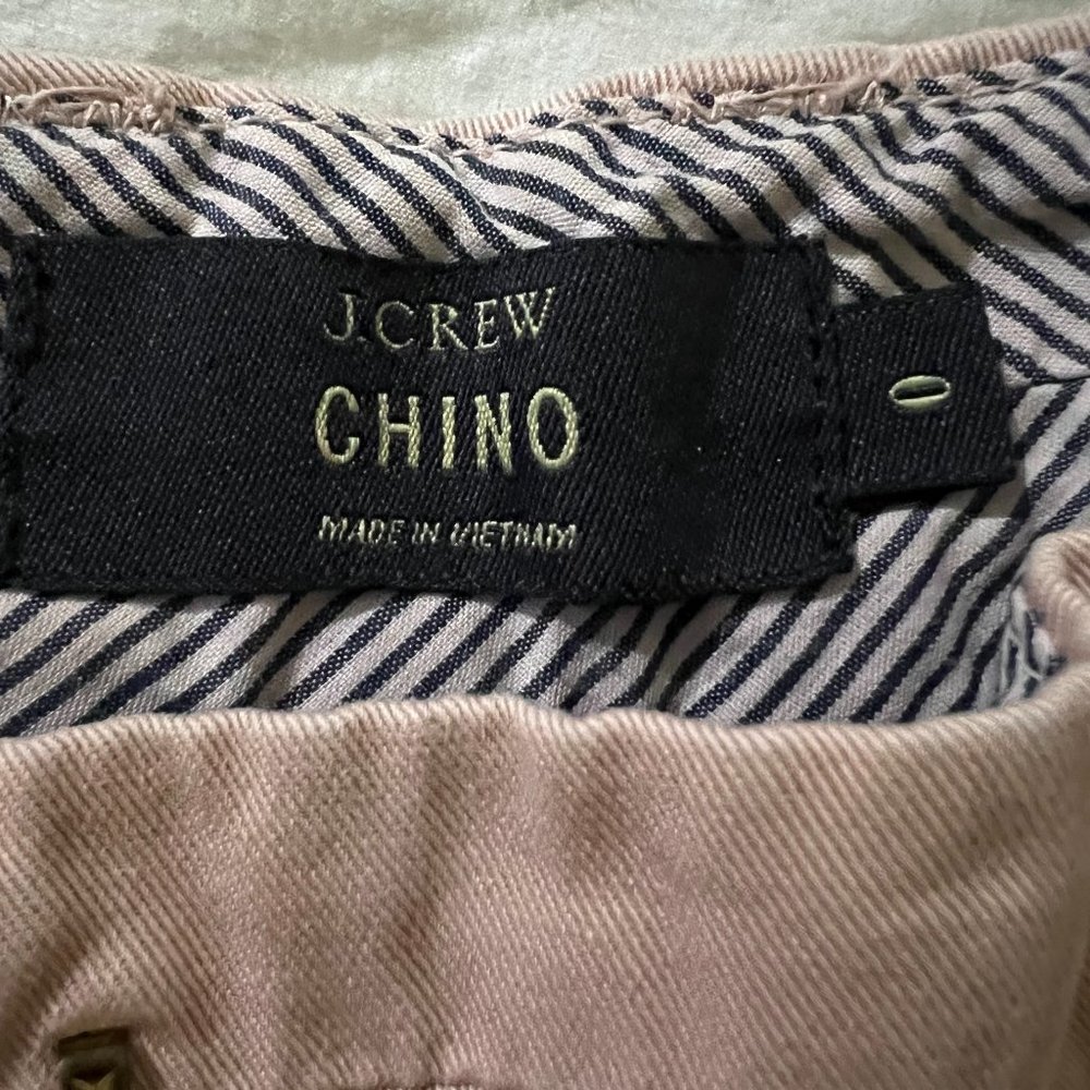 J. Crew Blush Pink Chino Shorts